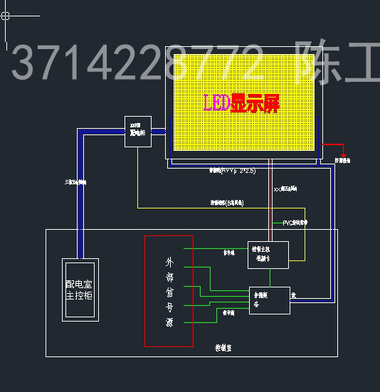 LED显示屏钢结构图纸